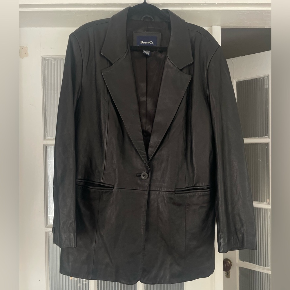Leather Blazer